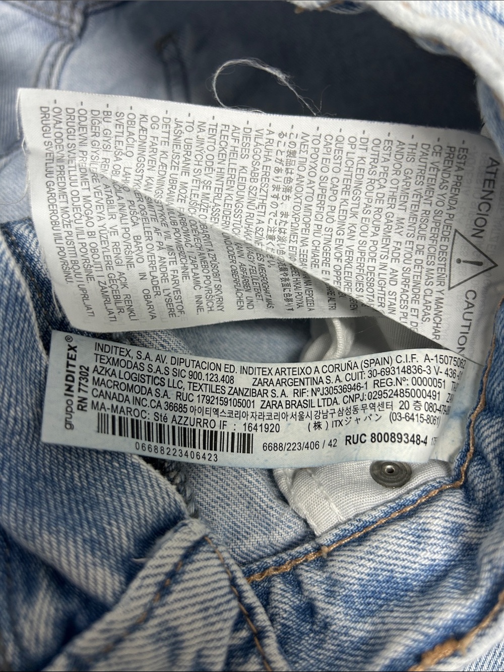 Zara Jeans size 10 - Picture 3 of 6